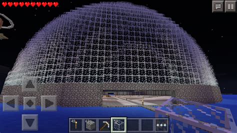 Minecraft Glass Dome Schematic