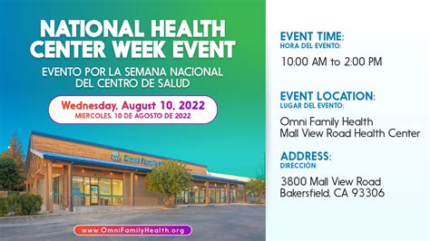 National Health Center Week: Mall View Road - Omni Family Health – Official Site