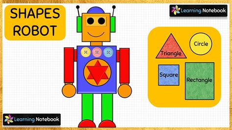 Robot from Geometric Shapes, Maths Project with Shapes || Shapes activity - YouTube