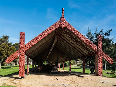 Waka Taua (War Canoes) at Waitangi Treaty Grounds in New Zealand