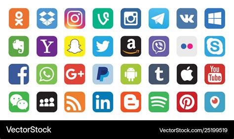 Social Media Logo : Download Vector Logo Sosial Media Png Clipart ...