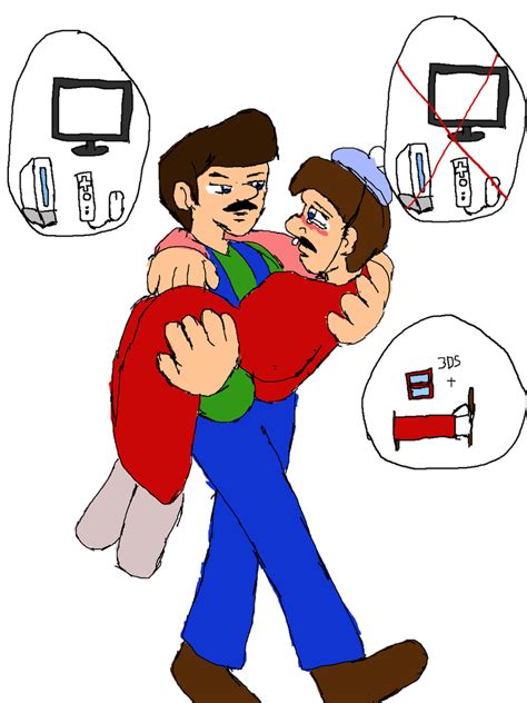 Good Brother Luigi, Sick Mario by Shizuru-Minamino on DeviantArt