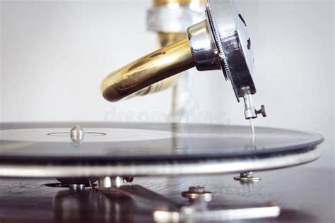 Turntable Needle from a Phonograph Stock Photo - Image of style, needle ...