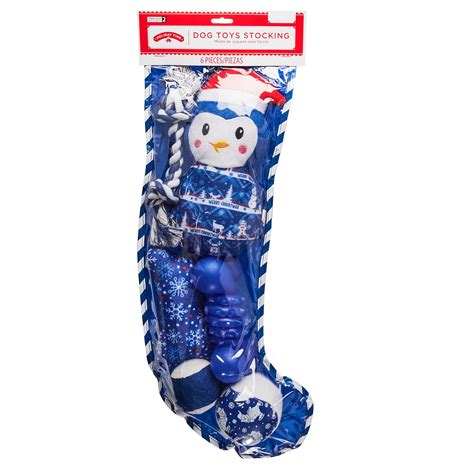 Holiday Time Dog Toy Stocking, Small, Blue - Walmart.com