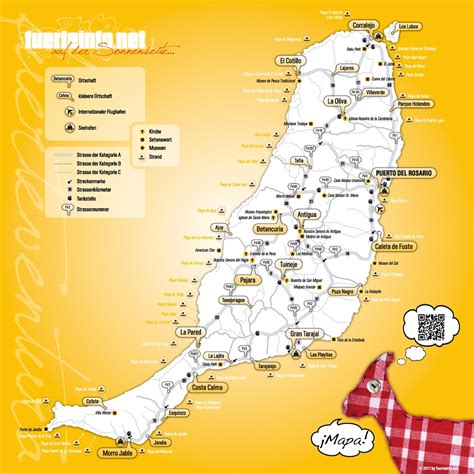 Fuerteventura travel map