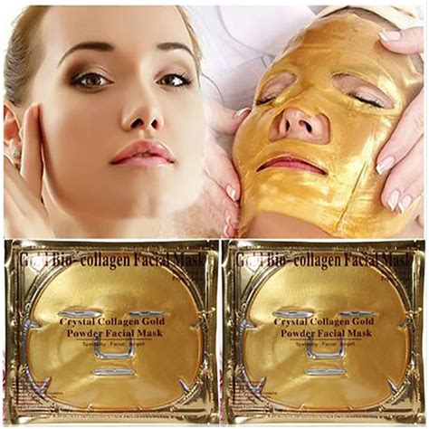 Aliexpress.com : Buy Gold Bio Collagen Facial Mask Face Mask Crystal Gold Powder Collagen Facial ...