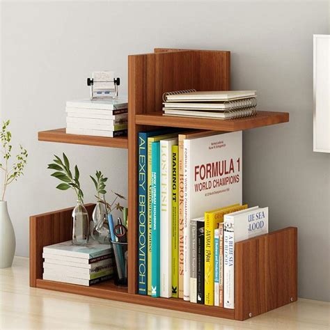 NEW DESKTOP SHELF STORAGE RACK BOOKSHELF WOODEN SHELF 622BS – Uncle ...