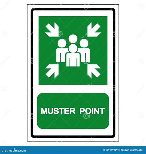 Muster Point Symbol Sign, Vector Illustration, Isolated on White Background Label .EPS10 Stock ...