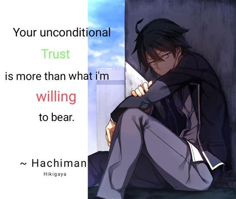 Anime Quotes | Hachiman Hikigaya (Oregairu) : r/aniquotes