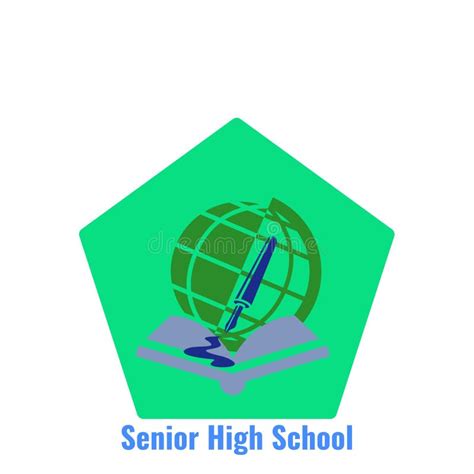 Senior High School Sign Logo Background Stock Illustration ...