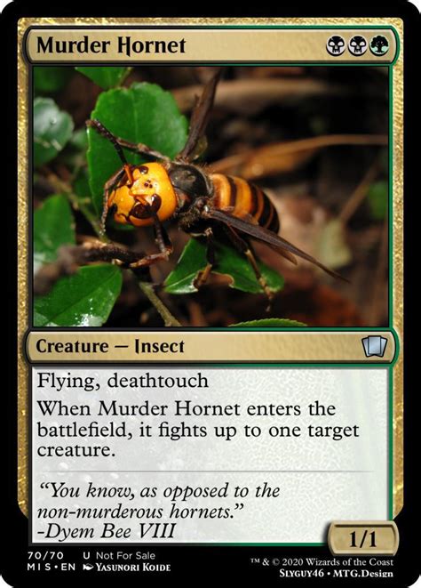 Murder Hornet : r/custommagic