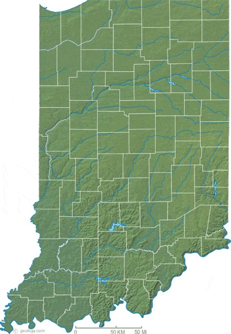 Map of Indiana