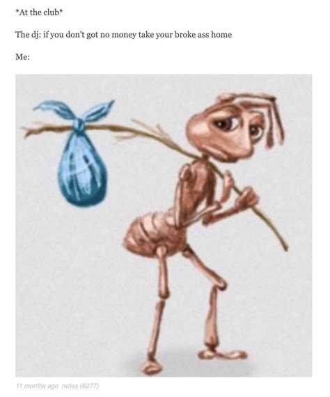 Sad Ant With Bindle | Sad Ant With Bindle | Know Your Meme