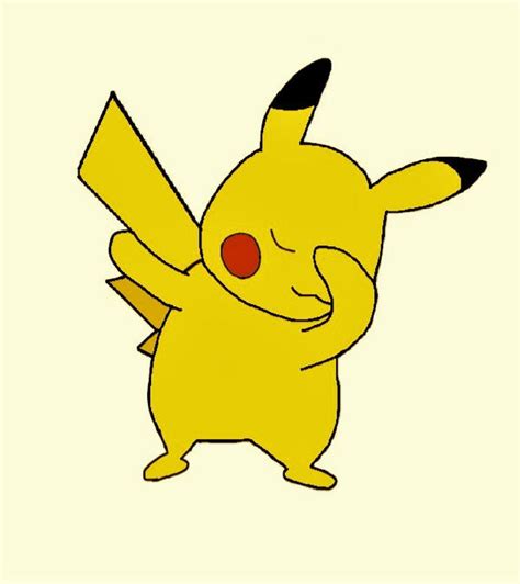 Dabbing Pikachu by ArturoAranda on DeviantArt