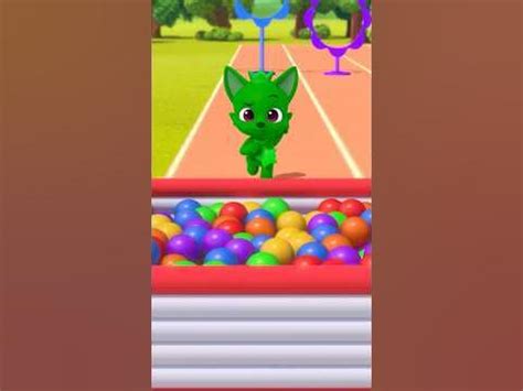 Run, Pinkfong! Colorful Ball Pit Race 🔴 🟠 🟡 🟢 🔵 🟣 - YouTube