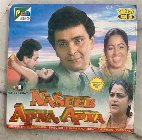 Naseeb Apna Apna - Condition Acceptable + 1 Free Movie VCD: Rishi ...