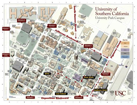 Usc Campus Map Printable | Printable Maps