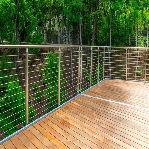 316 Marine Grade Stainless Steel Cable Balustrade/Wire Fence with Satin ...