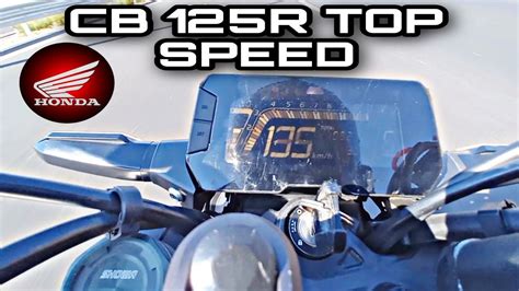 HONDA CB125 R TOP SPEED //135 KMH!! Motovlog - YouTube