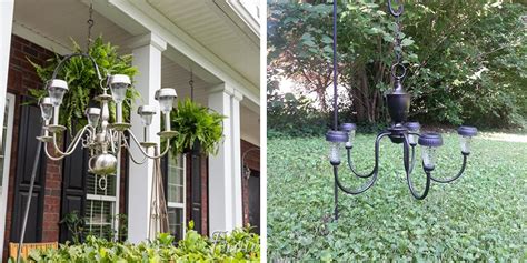 How To Make DIY Solar Lights For Your Garden-solar chandelier - Salisbury Greenhouse