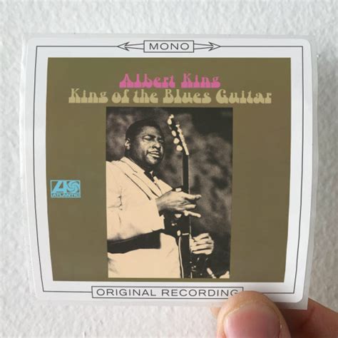 Albert King King Of The Blues Guitar Album Cover Sticker