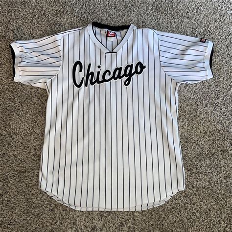 Vintage Chicago White Sox Baseball Jersey Size... - Depop