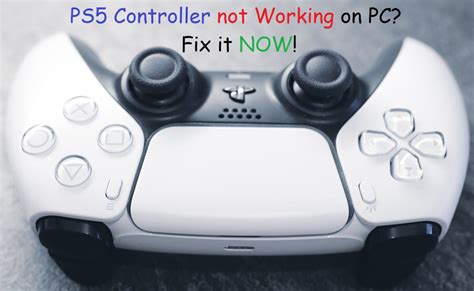 PS5 Controller not Working PC: How to Fix