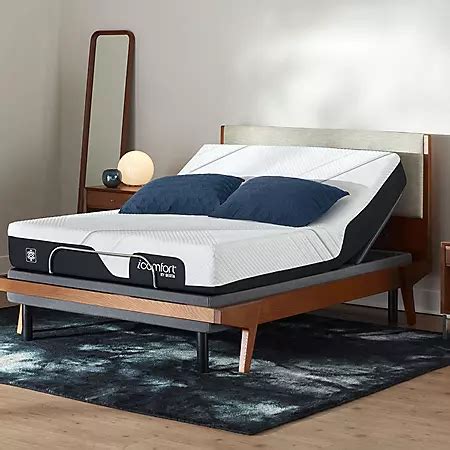 Serta iComfort CF1000 Medium Queen Mattress and Motion Perfect IV Adjustable Base Set - Sam's Club