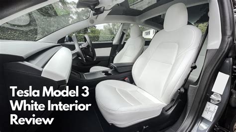 Tesla Model 3 White Interior Review | Cabinets Matttroy