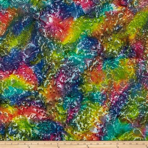 Batik Hand-Dye Multi from @fabricdotcom From Textile Creations Batiks, this batik fabric is ...