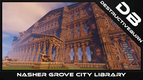 Nasher Grove City Library Minecraft Schematic Download - YouTube