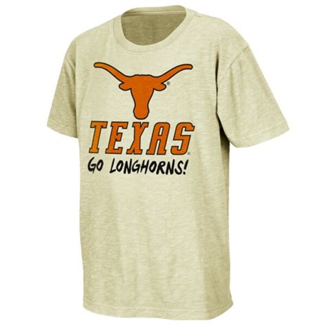 Texas Longhorns Youth Cut Back T-Shirt - White - Fanatics.com