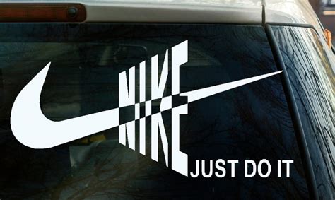 Nike 3D Logo - Decal Sticker for a Car, Window, Wall, or Laptop | #4628137566