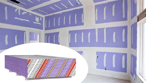 Purple Board Drywall - Wall Design Ideas