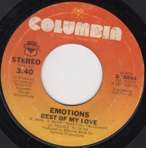 Emotions* - Best Of My Love | Releases | Discogs