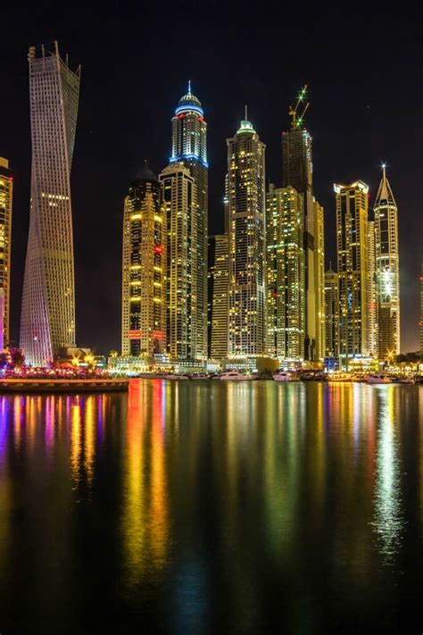 Dubai Marina at night - Photorator