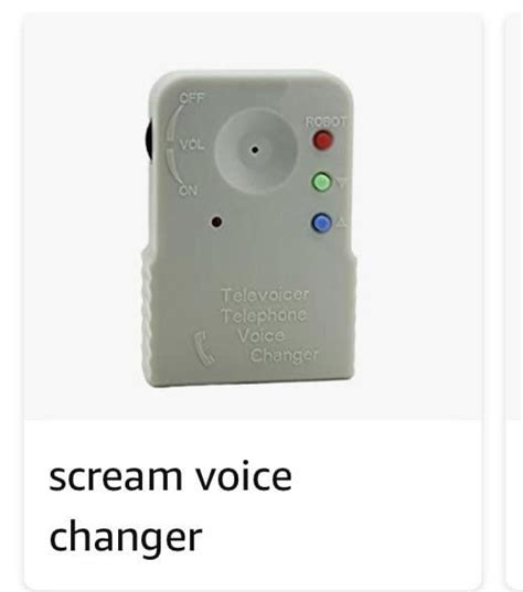 Does anyone have this particular Scream voice changer? Looks like the one Richie used in number ...