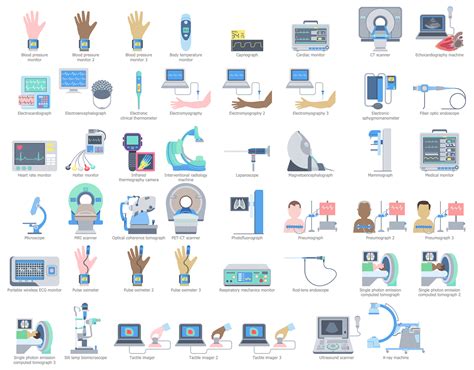 Design Elements — Diagnostic Equipment in 2020 | Medical illustration, Medical app, Medical