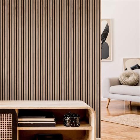 Acupanel® Luxe Natural Walnut Acoustic Wood Wall Panels | Wood slat wall, Wood panel walls, Slat ...