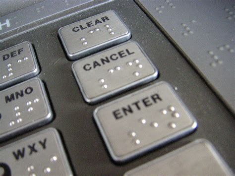 ATM keypad 3/4 | Close-up of the keypad on an ATM on the sta… | Flickr
