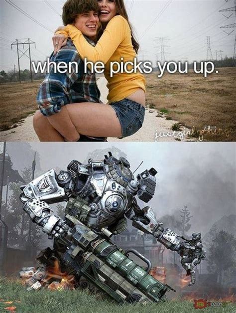 When he picks you up #titanfall | Titanfall, Funny gaming memes, Funny games