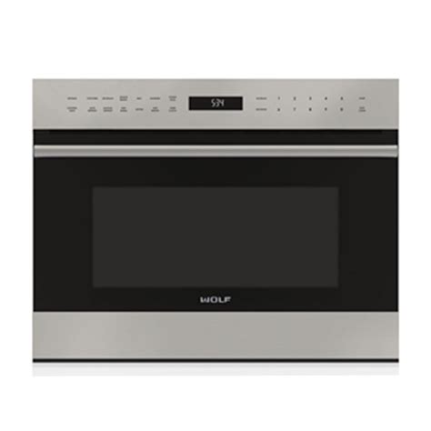 Wolf 24" Built-In Transitional Microwave Oven in Stainless Steel ...