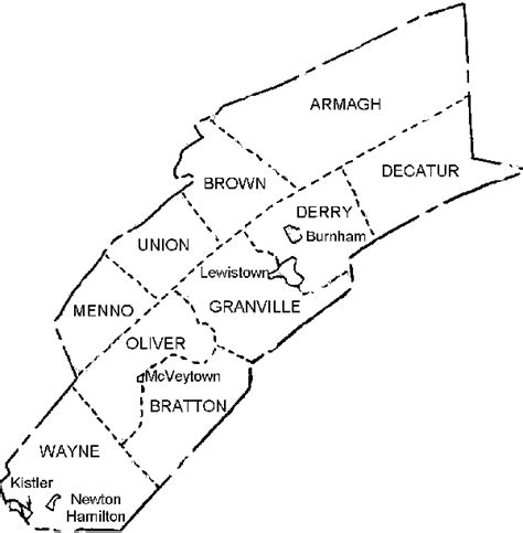 Mifflin County Townships ~ Mifflin County PA Genealogy Project