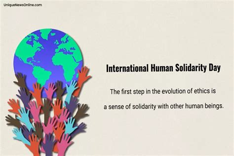 International Human Solidarity Day 2023 Theme, Quotes, Images, Messages, Posters, Banners ...