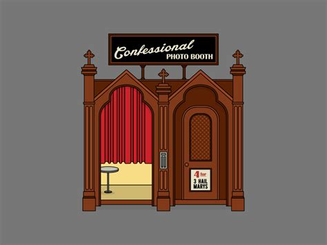 Confessional Photo Booth by Keith Greenstein on Dribbble