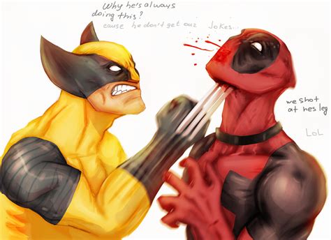 WOLVERINE vs DEADPOOL by suspension99 on DeviantArt