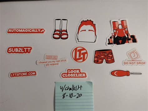 [Giveaway] Linus Tech Tips sticker pack : hardwareswap