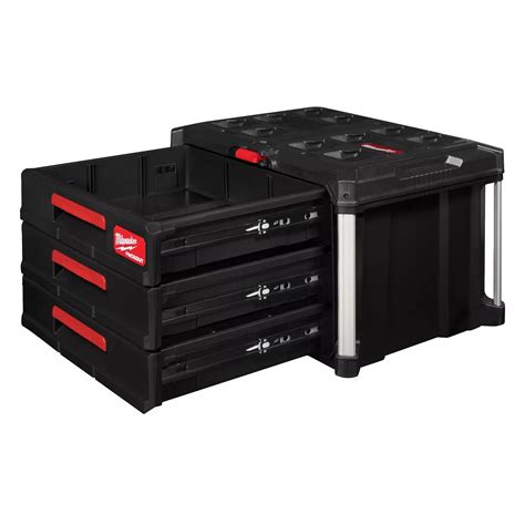 MILWAUKEE Packout 3 Drawer Tool Box PACKOUT Koffer mit 3 Sch