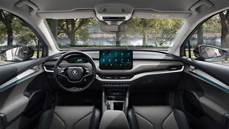 Skoda Enyaq Interior : - Skoda has revealed a first look at the ...