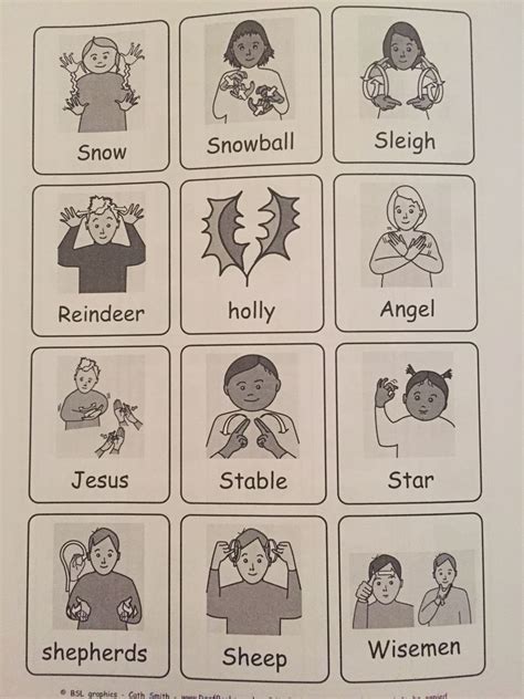 Christmas signs (2) - BSL (British Sign Language) multi-signs | Sign ...